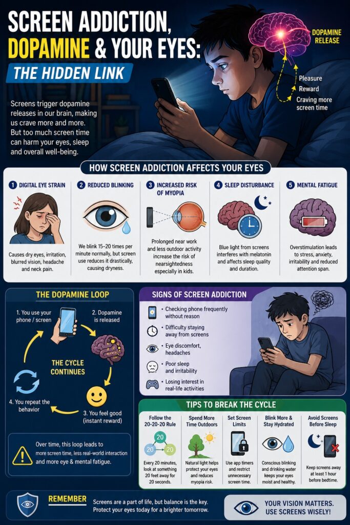 Screen Addiction and Eye Health