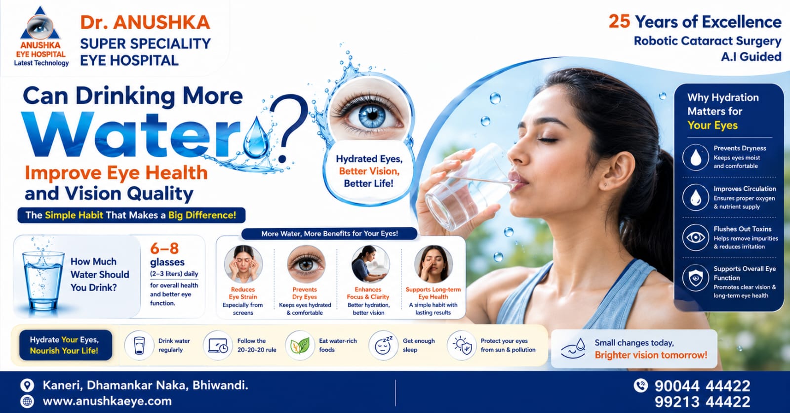 Can drinking more water improve eye health