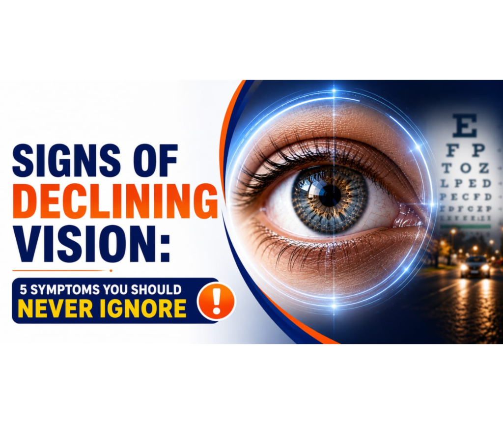 Sign of declining vision